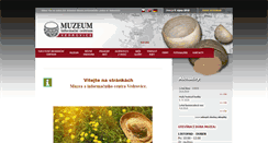 Desktop Screenshot of muzeumvedrovice.cz